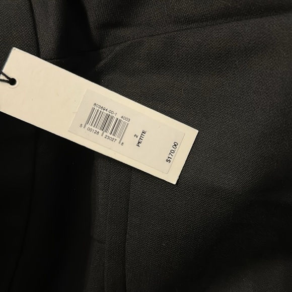 FINAL MARKDOWN! Banana Republic Black Barathea Italian Wool Tapered Tuxedo Pant💛 - Picture 6 of 6